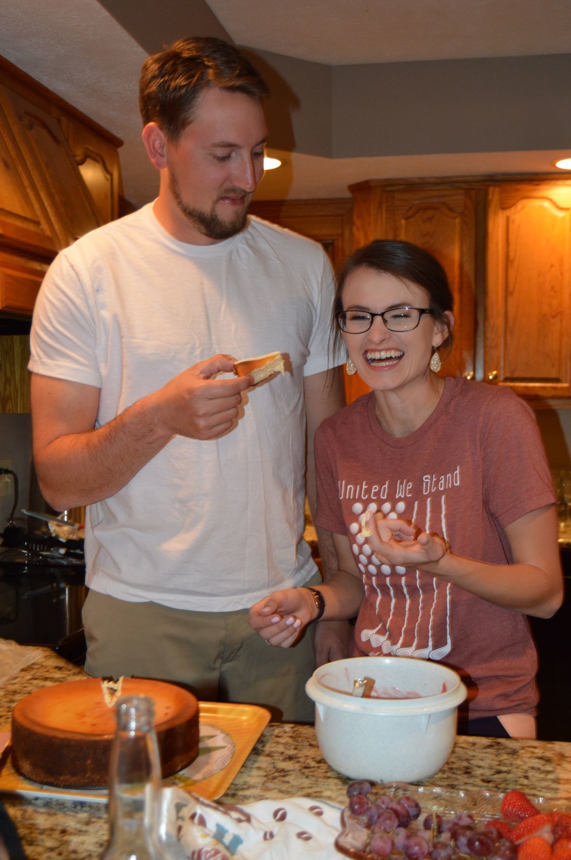 Intimate reception at home